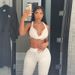 JFL54948 Women's New Fashion Halter Neck Backless Tie Vest Solid Color Tight-Fitting Capri Pants Two-Piece Set_ecoleips.com