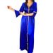 Modest Abaya Dress Elegant Dress With Rhinestone Detailing - Long Sleeve Muslim Dress For Women, Embellished Maxi Dress Southeast Asia Middle East_ecoleips.com