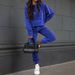Women's Clothing Women's Velvet Long Sleeve Casual Suit Autumn/Winter Style Fashion For Formal & Casual For Women_ecoleips.com