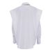 K New Fashion European And American Women's Long Sleeved Lapel Shirt With A Niche Design, Tie, White Shirt_ecoleips.com