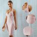 Women's Neck Dress Evening Dress Skirt Dress Winter Women's New Year Dress Backless Design_ecoleips.com