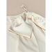 Women's Clothing Plus Size Clothes Large Bow Camisole Drape Vest Backless Faux Silk Gentle Elegant Top Export Style_ecoleips.com