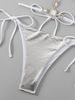 Women's Clothing Bikini Split Swimsuits Bikini Brick And Stone Decorated Swimsuit_ecoleips.com