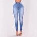 Cross-border Foreign Trade European And American Women's High-elasticity Jeans Pencil Pants_ecoleips.com