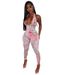 Summer Sexy Hot Girl Sleeveless Leopard Print Deep V Neck Backless Bodycon Bodysuit Women's Jumpsuit Romper_ecoleips.com