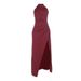 Elegant Halter Neck Maxi Dress For Women Evening Party Grubbing Best Seller_ecoleips.com