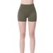 K Female Workwear With No Awkward Lines, Yoga Shorts, High Waisted High Stretch Pants, Three Quarter Pants, Breathable Outer Pocket_ecoleips.com