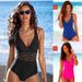 Women's Clothing Solid Color One Piece Multi String Cross Backless Swimsuit Leopard Print_ecoleips.com