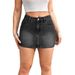 Women's Clothing Style Ladies Retro Distressed Versatile Street Denim Skirt Jeans_ecoleips.com