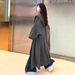 KANING Lazy Hooded Knitted Cardigan 2025 Autumn New Collection Women's Over Knee Sweater Long Coat For Women_ecoleips.com