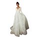 Wedding Dress 2024 New Long Sleeve Trailing Wedding Dress Sexy Deep V Backless Light Wedding Dress Large Size European and American Wedding Dress_ecoleips.com
