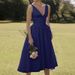 Women's Elegant Printed Long Dress V Neck Spaghetti Strap American Style Spring New Arrivals_ecoleips.com