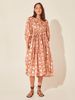 Hot Sale Personality Literature European And American Style Cotton Floral Fashion Printed Dress_ecoleips.com