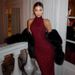 Women's Clothing Fashion Sexy Banquet Red Carpet Dress Temperament Halter Neck Hip Fishtail Long Skirt Dress_ecoleips.com