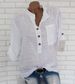Street Style Women's Semi-Transparent Long Sleeve Shirt – Breathable Linen Blend, Oversized Fit, Hip-Hop Fashion_ecoleips.com