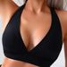 Women's High-Waisted Bikini Two-Piece Swimsuit Sexy Backless Design Multiple Colors Solid Colors Available_ecoleips.com
