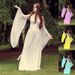 Cross-border And American Best-selling Medieval European Long-sleeved Chiffon Bell-sleeve Princess Dress,_ecoleips.com