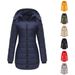 Women's Clothing Women's Long Sleeved Cotton Coat Anti-Splashing Detachable Cap Warm Jacket For Autumn And Winter Party Style_ecoleips.com