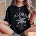 Women's Casual Round Neck Short Sleeve T-Shirt Multi-Color American Style Simple Fashionable Sports Top Solid Printed Loose Fit_ecoleips.com