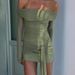 Women's Clothing Sexy Fashion Tube Top Dress Long Sleeve Pleated Hip Skirt_ecoleips.com