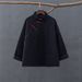 girl 2025 Winter New Linen Clothing Artistic Retro Solid Color Pullover Short Jacket Women's Loose Button Cotton Coat_ecoleips.com