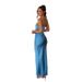Spring/Summer 2026 Women's European American Style One-Shoulder Sexy Dress Fitted Waist Regular Thickness_ecoleips.com