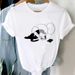 Wholesale Cross-border Clothing Retro New Short-sleeve Wine Glass Style Women's T-shirt_ecoleips.com