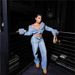Women's Clothing Women's Fashionable Versatile Fur Collar Denim Suit European American Style For Formal & Casual For Women_ecoleips.com