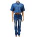 Fashionable Denim Suit for Women Thin Retro European American Style Set with Casual Comfortable Pants And Trendy Denim Jacket_ecoleips.com