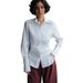 Temperament Women's Clothing Versatile Casual Solid Color Lapel Shirt Fashion Top Wholesale_ecoleips.com