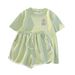Women's Korean Style Milk Silk Lounge Set - Drawstring Short Sleeve Top & Loose Shorts 2-Piece Outfit (Casual, Summer, Sporty)_ecoleips.com