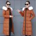 "Knee-Length Winter Coat For Women – Slim-Fit Cotton Parka With Thickened Warmth"_ecoleips.com