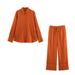 New Spring/Summer Linen-Blend Shirt & Wide-Leg Pants Set – Breathable, Wrinkle-Free, I Colors | Neutral Unisex Outfit For Casual & Office (XS/S/M/L)_ecoleips.com