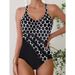 Women's Sexy Swimsuit Exclusive Color Blocking Unique Style Bikini Set Regular Size Polyester_ecoleips.com