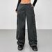 Voya Women's 2026 Spring-summer New European And American Street Style Casual With Elastic High-waisted Wide-leg Work Pants_ecoleips.com