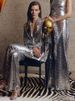 K New Fashion One Piece Buckle Mesh Sequin Suit Pants Set Two Piece Set_ecoleips.com