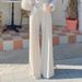 Women’s Clothing spring niche simple high waist pleated design drape straight loose wide leg mopping casual pants for women_ecoleips.com