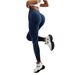 Women's Clothing V Waist Peach Hip Sand Washed Yoga Pants For Women Threaded High Waist Hip Lifting Sports Fitness Pants_ecoleips.com