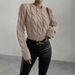 Chunky Cable Knit Sweater – Oversized Nordic Pullover With Relaxed Fit (S-XL, Off-White/Black/Khaki)_ecoleips.com