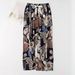2022 Home Pants Women Spring Summer Thin Sleep Pants Floral Printed Pajama Pants Wide Leg Loose Plus Size Calf-length Bottoms_ecoleips.com