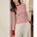 2025 #High Quality Products # Premium Contrasting Striped T-Shirt For Women With Long Sleeves, 2025 Autumn And Winter New_ecoleips.com