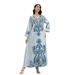 SW0827 Middle Eastern Cross-border Muslim Women's Robe Abaya With Rhinestones And Beads, Arabian Dress For Foreign Trade_ecoleips.com