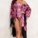 Women's Clothing New Bikini Two Piece Printed Long Sleeved Shirt One Piece One Shoulder Swimsuit For Women_ecoleips.com