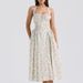European American Style Fashion Printed Halter Lace Trim Slim Fit Suspender Long Dress Summer Casual Party Women Dress_ecoleips.com