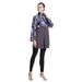 Conservative Middle Eastern Three Piece Swimsuit Printed Long Sleeve Long Leg Beach Surfing Sun Protection Women's Swimwear_ecoleips.com