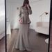 Women's Long Sleeve Top And Solid Color Long Skirt Set Elegant Comfortable Muslim Fashion Style For Spring 2025_ecoleips.com