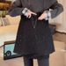 2025 Autumn Winter New Woolen Shimmer A-line Short High Waist Slimming Half Skirt For Plus Size Women_ecoleips.com