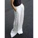Suitable For All Seasons 2024 Spring Summer New Linen Wide Leg Women Loose Fit Slimming Casual Draped Straight Pants Long Trousers_ecoleips.com