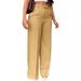 Women's Clothing Commuter High Waist Drape Straight Pants Wide Leg Pants Casual Suit Long Pants_ecoleips.com