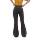 High Quality Replica Denim Flared Pants European And American Style Cross Waist Tight Fit High Elasticity Hip Lifting Design_ecoleips.com